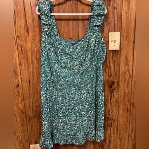 Old navy floral dress with puffy sleeves 3X
